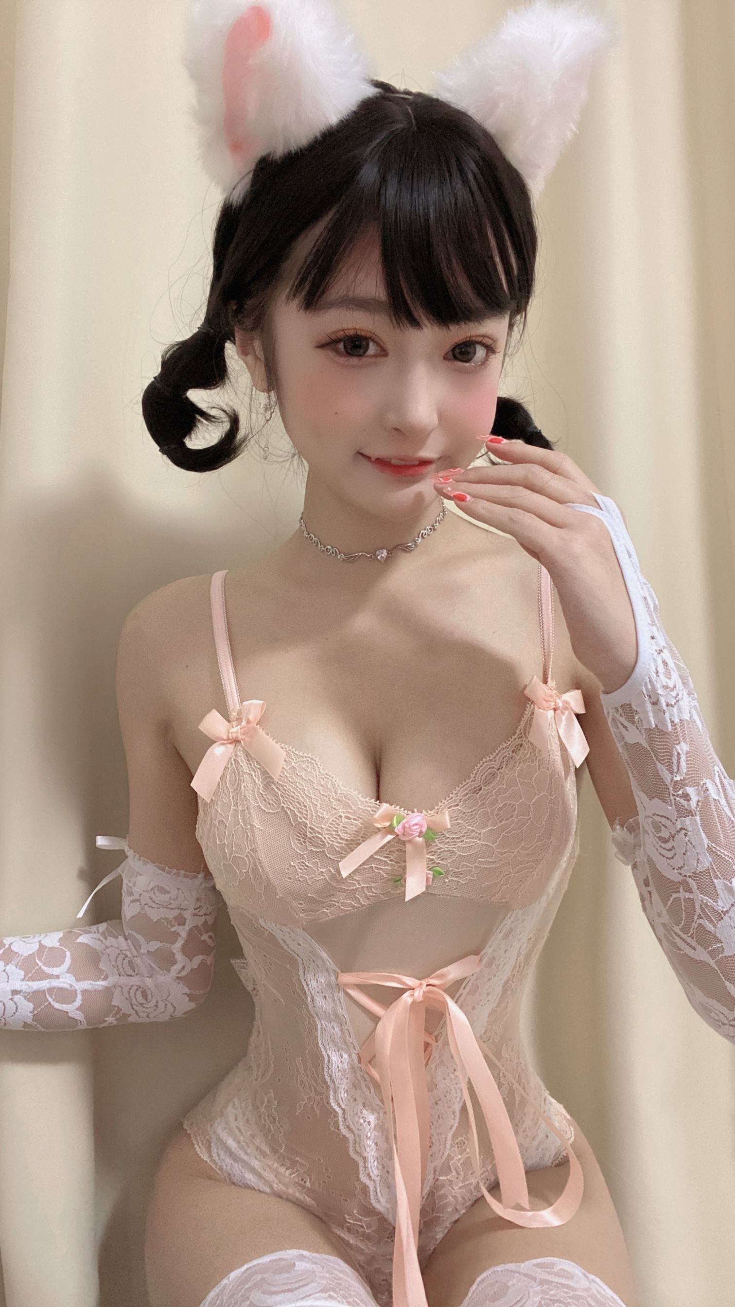 佳佳好难啊 法式猫耳娘 [40P2V-186MB]