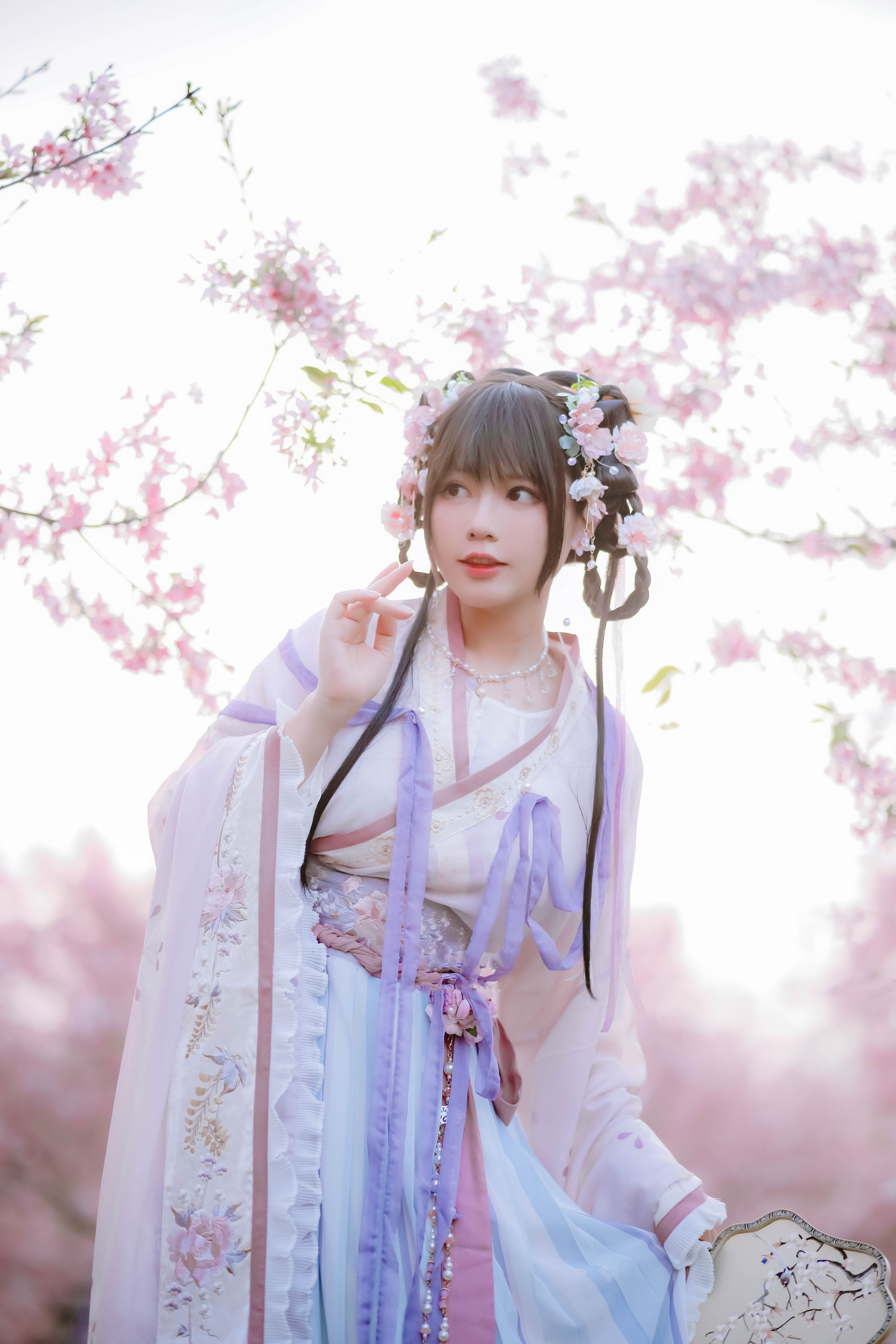 喵子Nyako - 樱花汉服 花神祈愿 [52P-219MB]