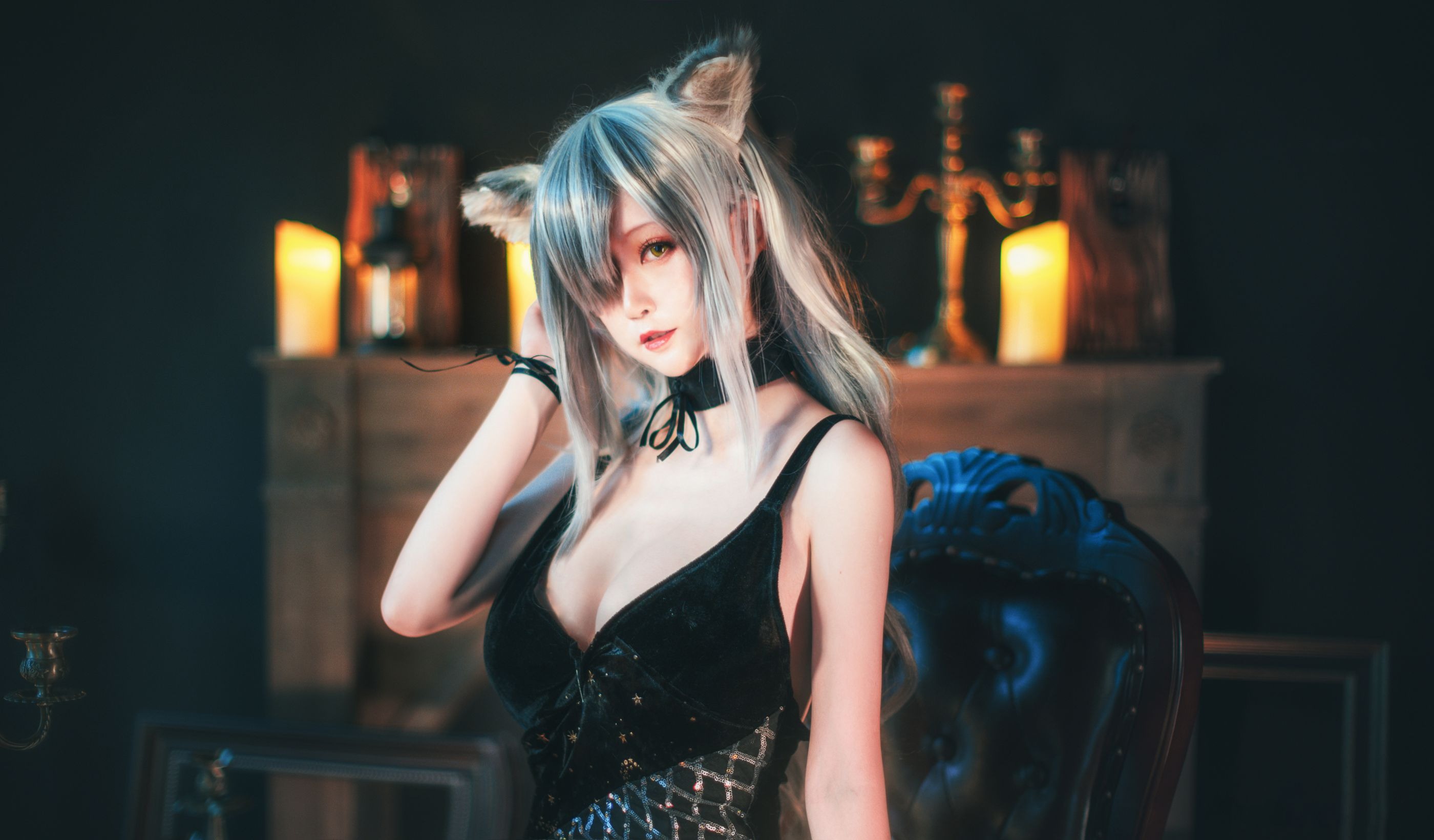 yui金鱼 - 八重樱+明日方舟 黑 [30P-167MB]
